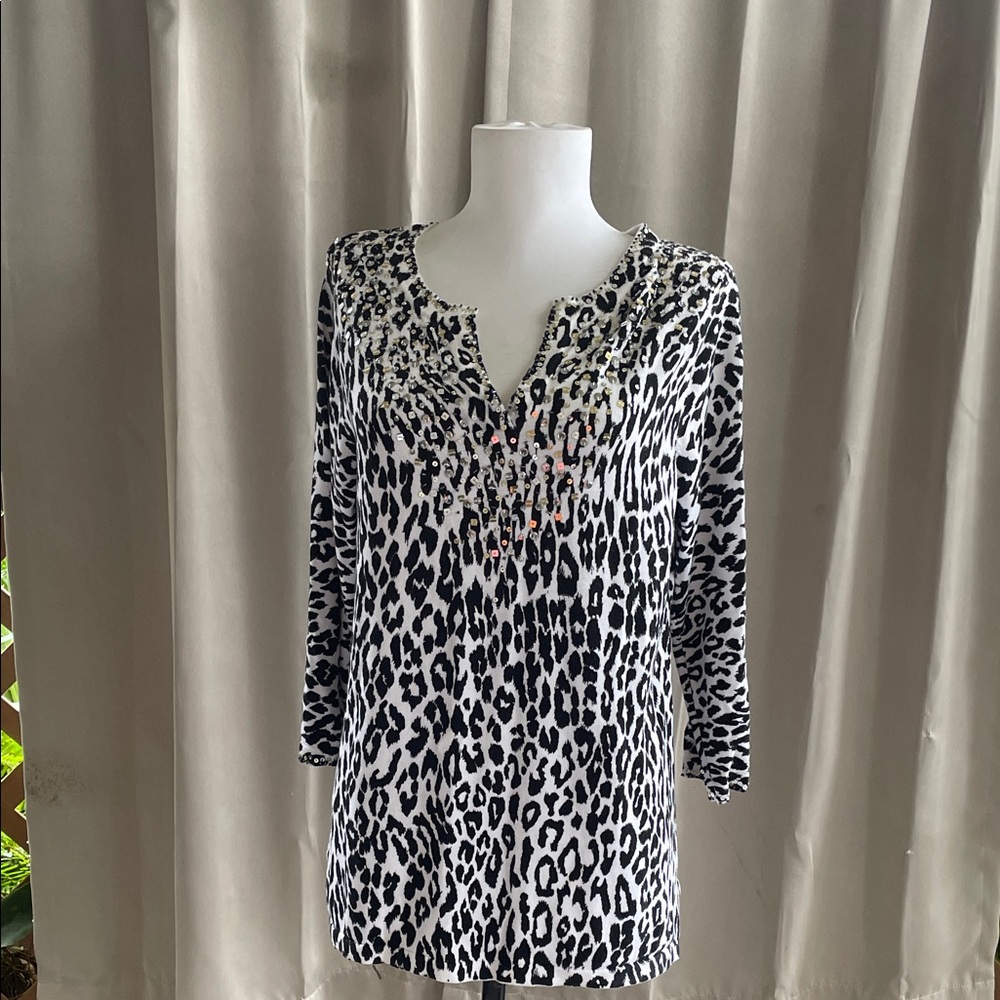 Leopard Print Women's Top